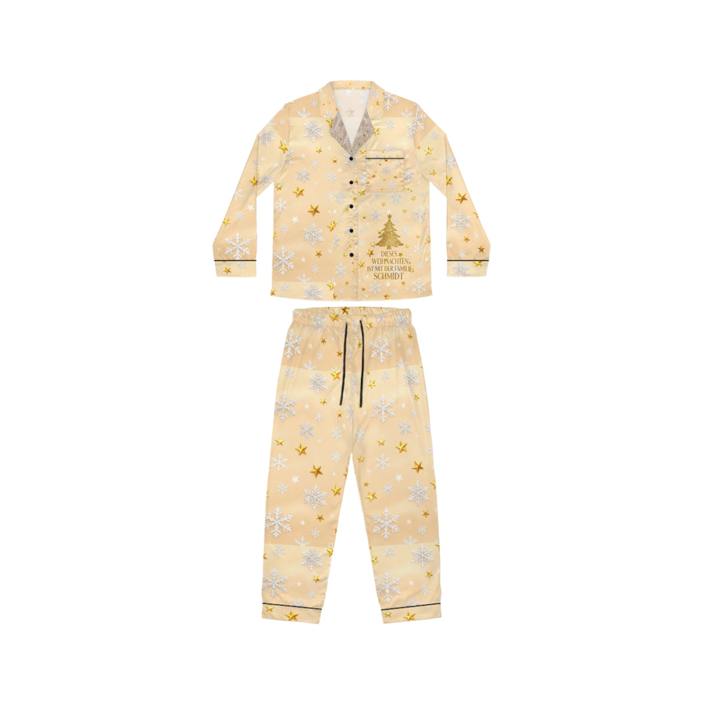 Unisex-Weihnachtspyjama golden