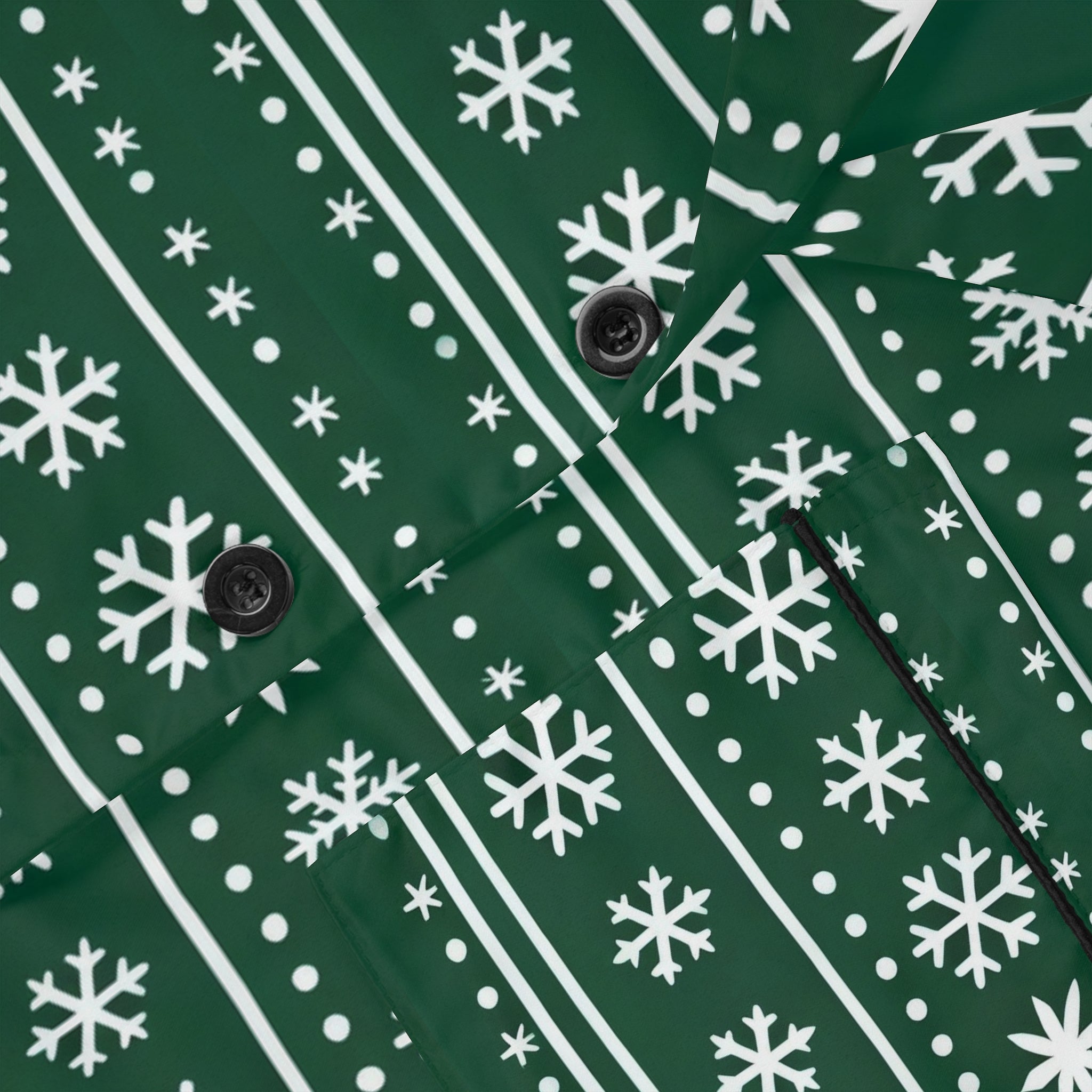 Unisex-Weihnachtspyjama grün