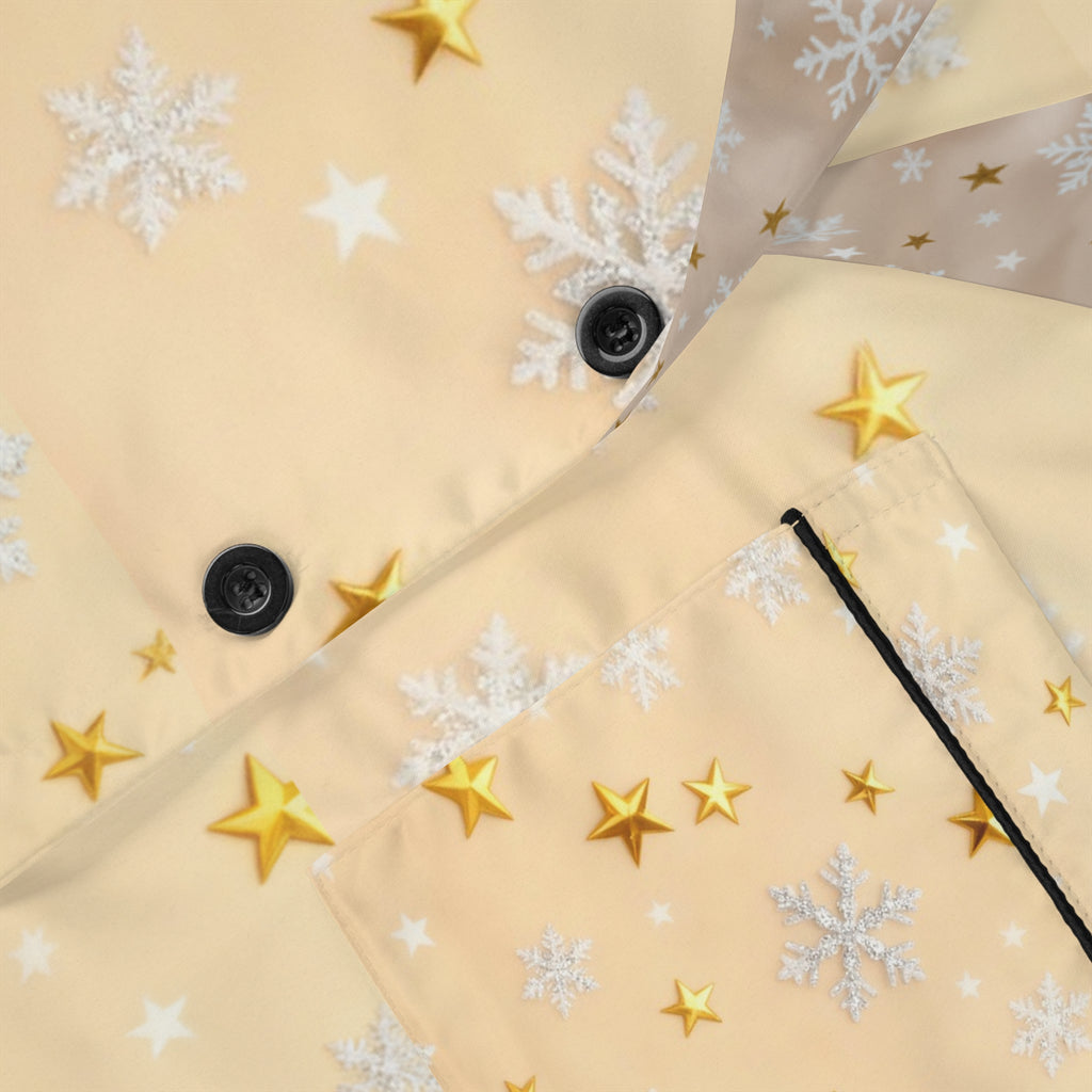 Unisex-Weihnachtspyjama golden